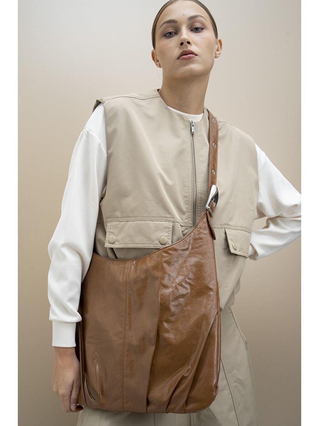 Kahverengi Kadın Omuz Çantası BYN2246