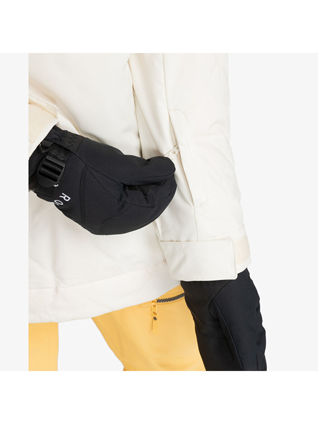 Radiant Lines Overhead Kadın Beyaz Snowboard Ceketi-5