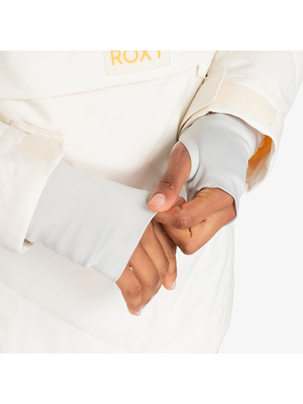 Radiant Lines Overhead Kadın Beyaz Snowboard Ceketi-6