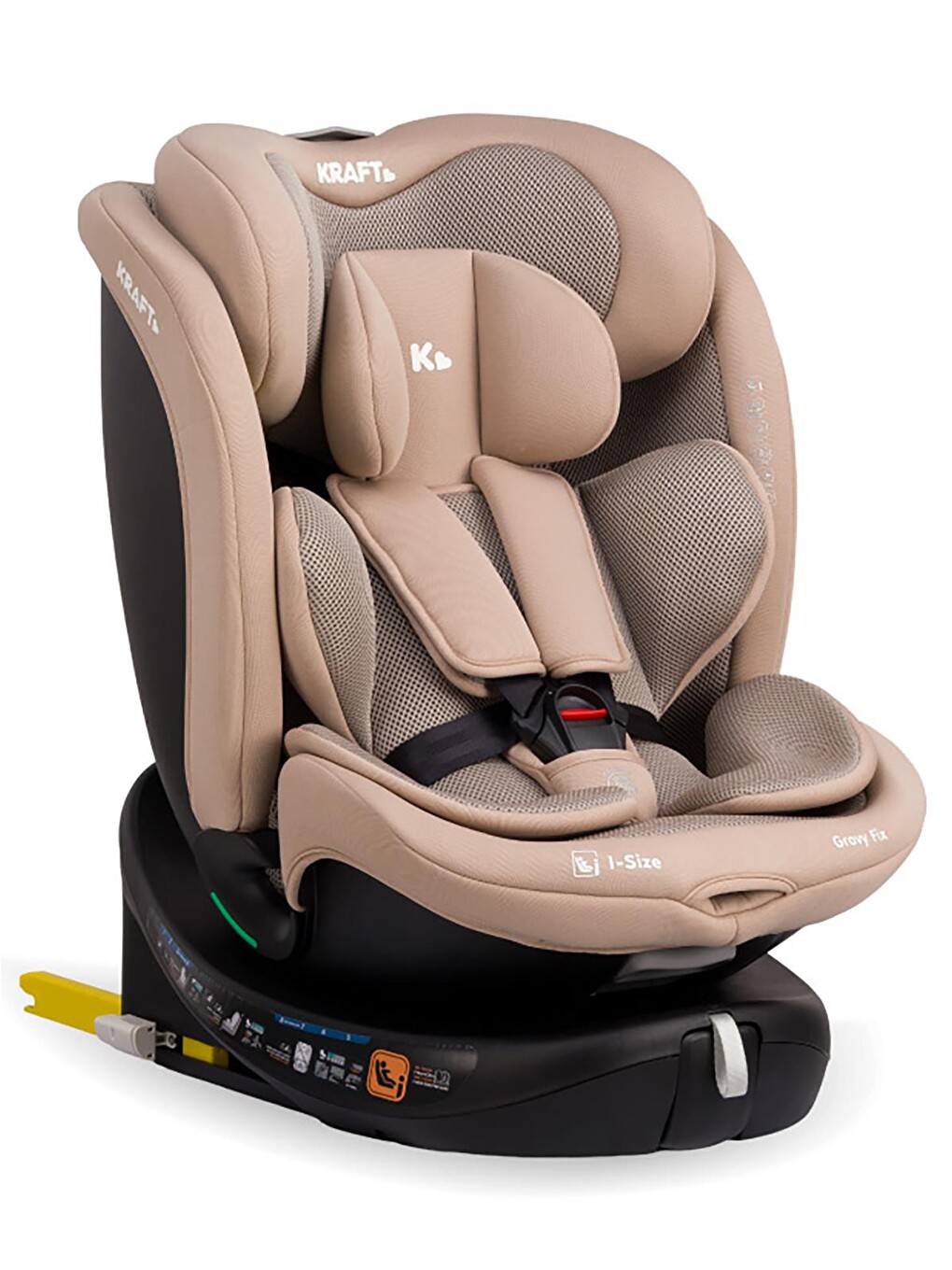 Grovy I-size Oto Koltuğu 0-36 Kg (40-150 Cm) - Bej