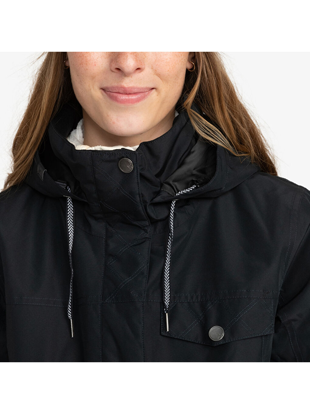 Billie Kadın Siyah Snowboard Ceketi-2
