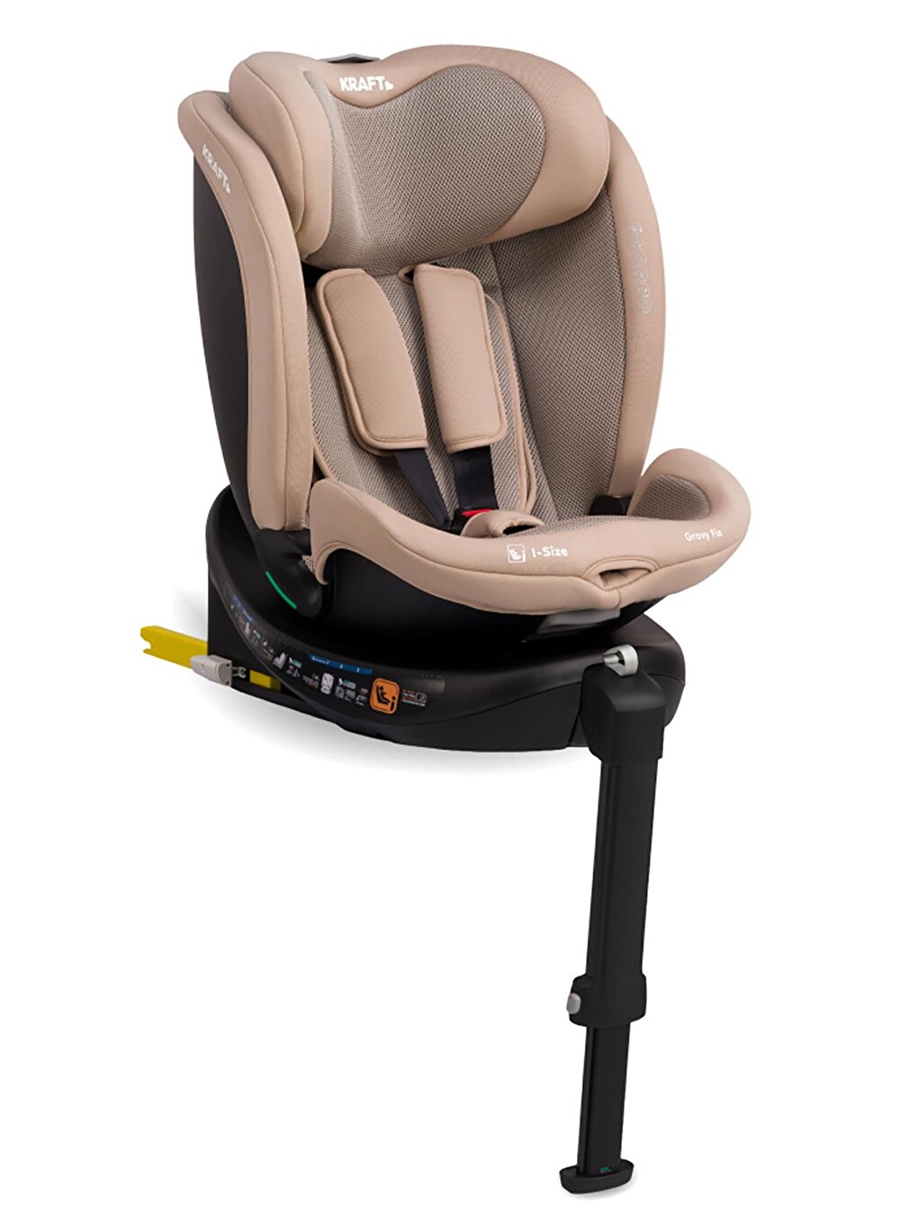 Grovy I-size Oto Koltuğu 0-36 Kg (40-150 Cm) - Bej-3