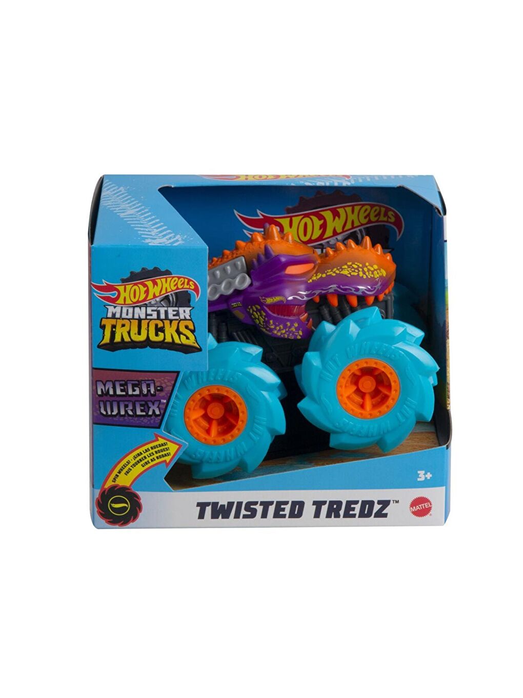 Hot Wheels Karışık Monster Trucks 1:43 Çek Bırak Araba Mega-Wrex GVK39