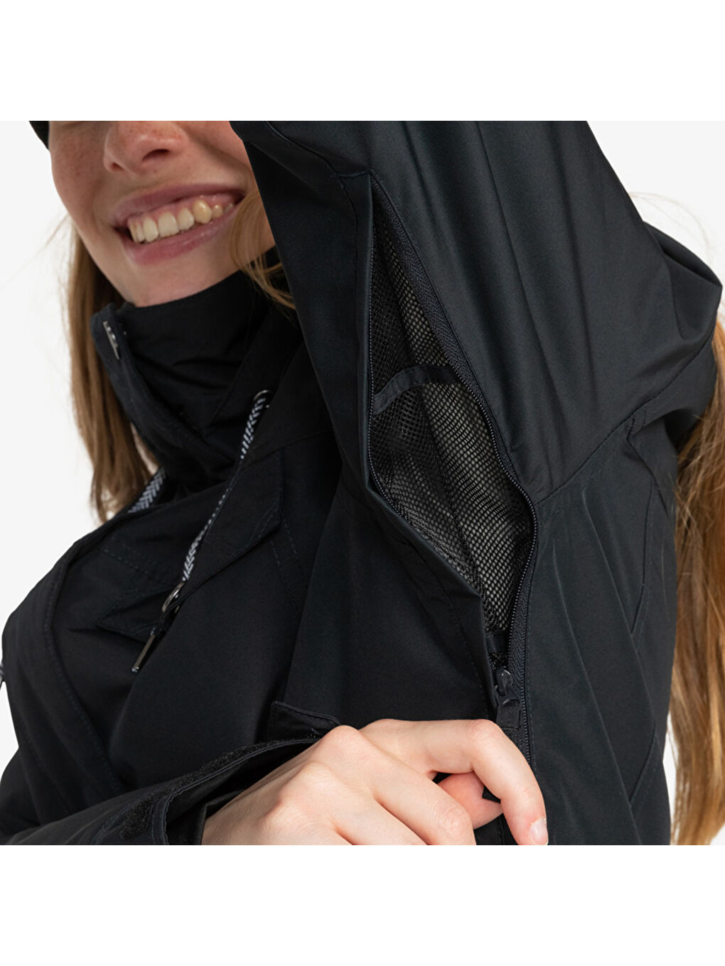 Billie Kadın Siyah Snowboard Ceketi-6