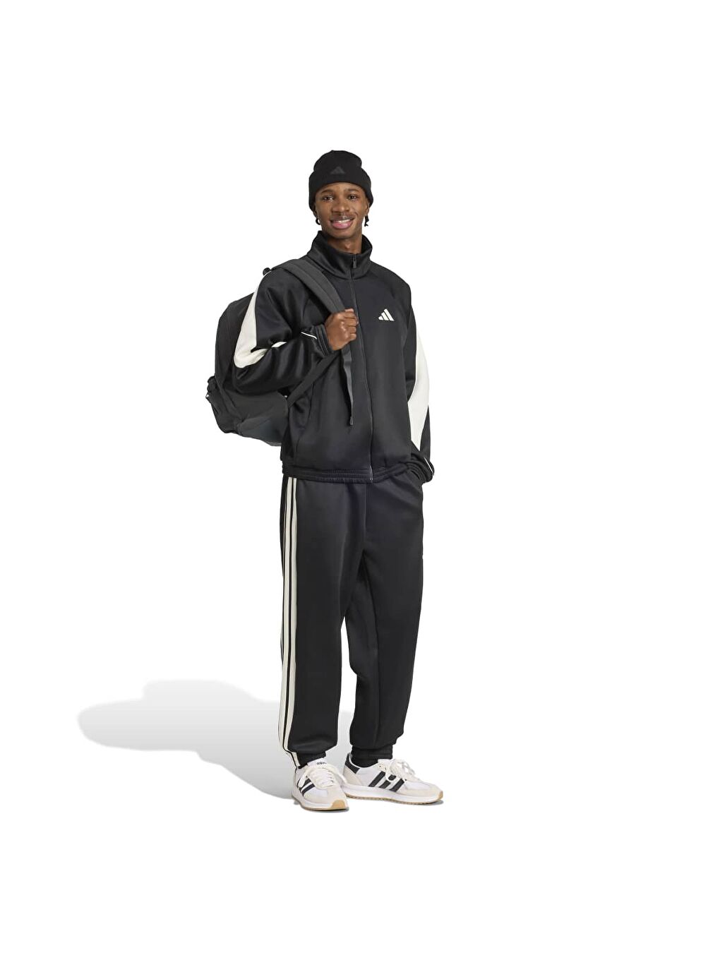 Stadium Erkek Siyah Dik Yaka Ceket-2