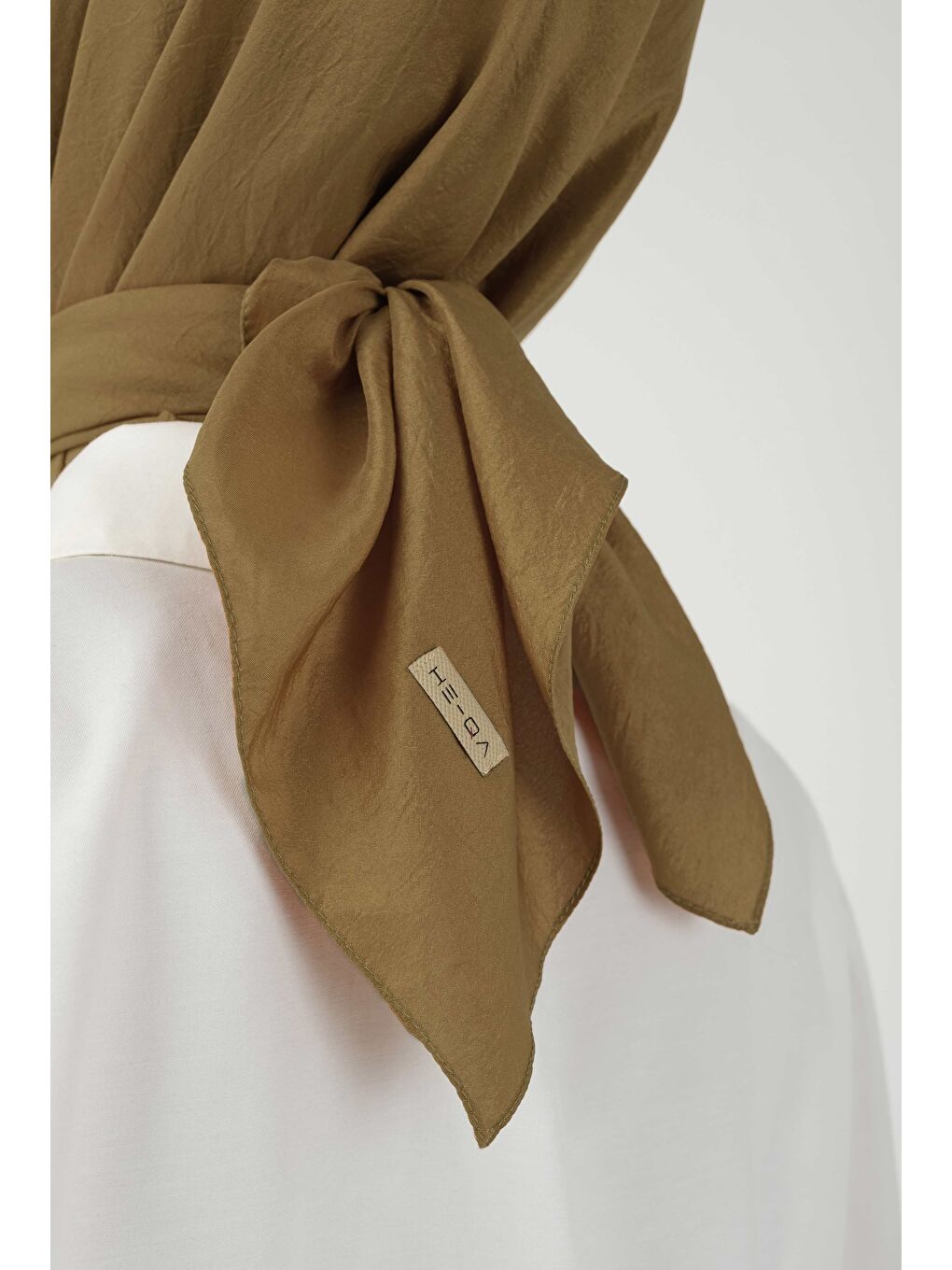 Kahverengi Soft Kraş Eşarp Taba-2