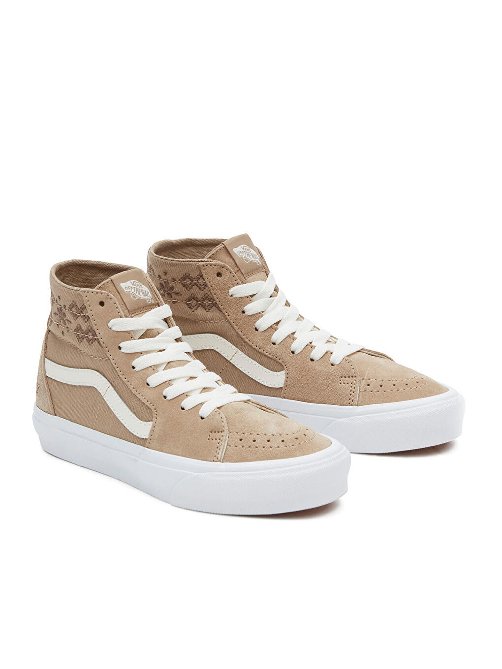 Sk8-Hi Tapered Kadın Bej Sneaker-2
