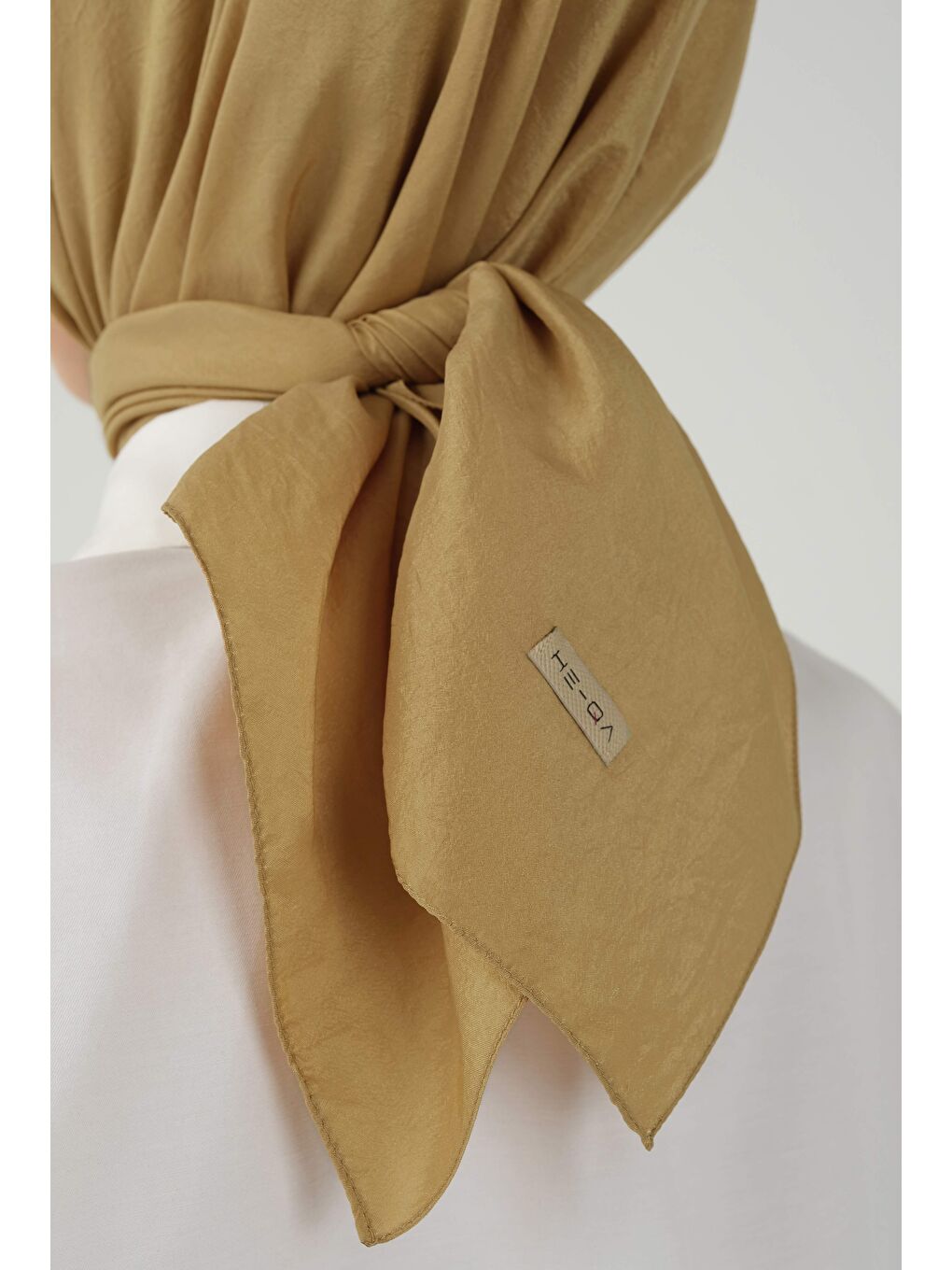 Sarı Soft Kraş Eşarp Hardal-4