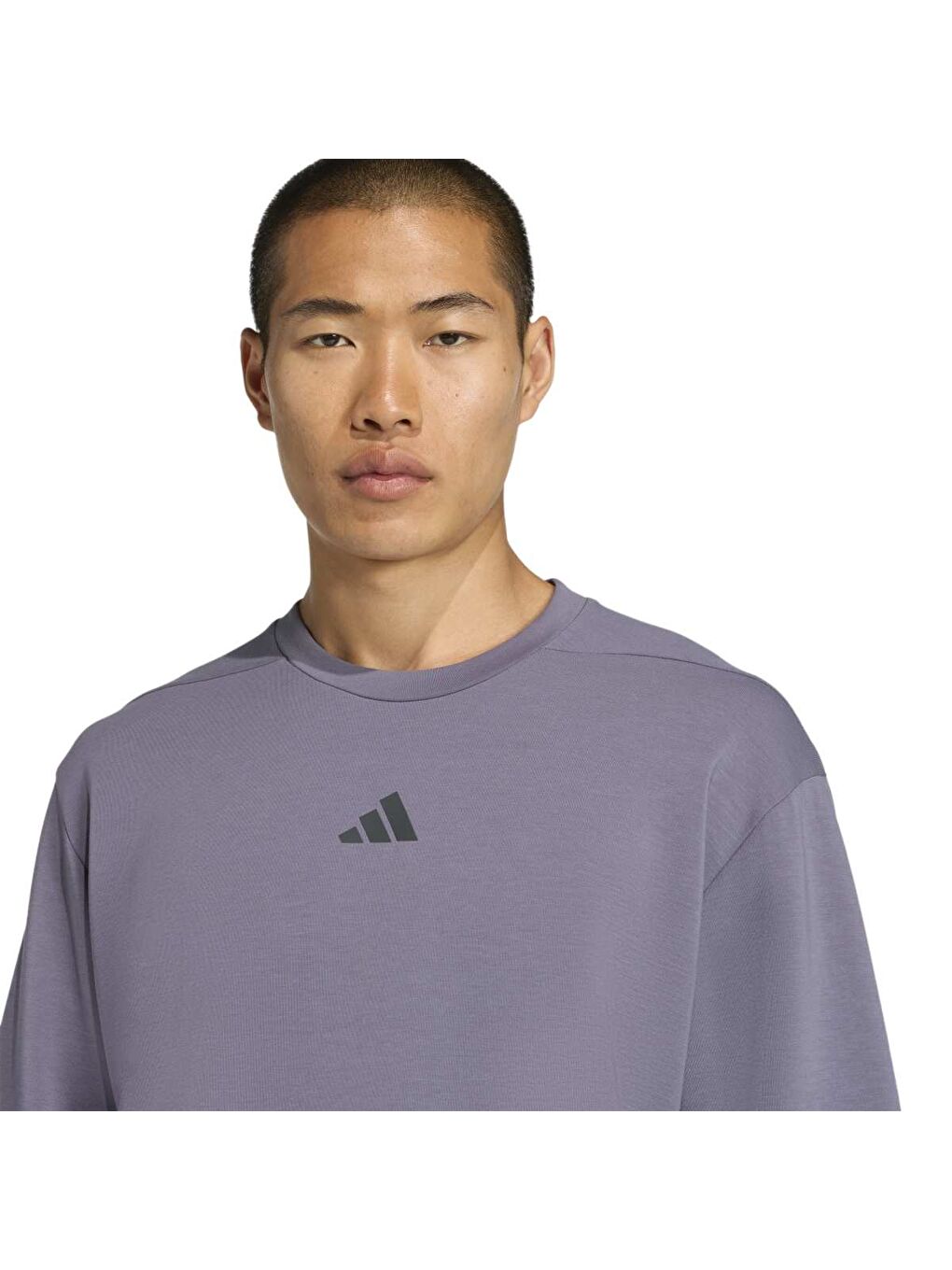 Designed For Training Crew Erkek Mor Bisiklet Yaka Sweatshirt-3