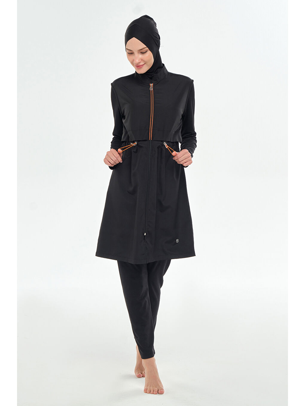 Büyük Beden Tam Kapalı Tesettür Mayo 3314 Siyah