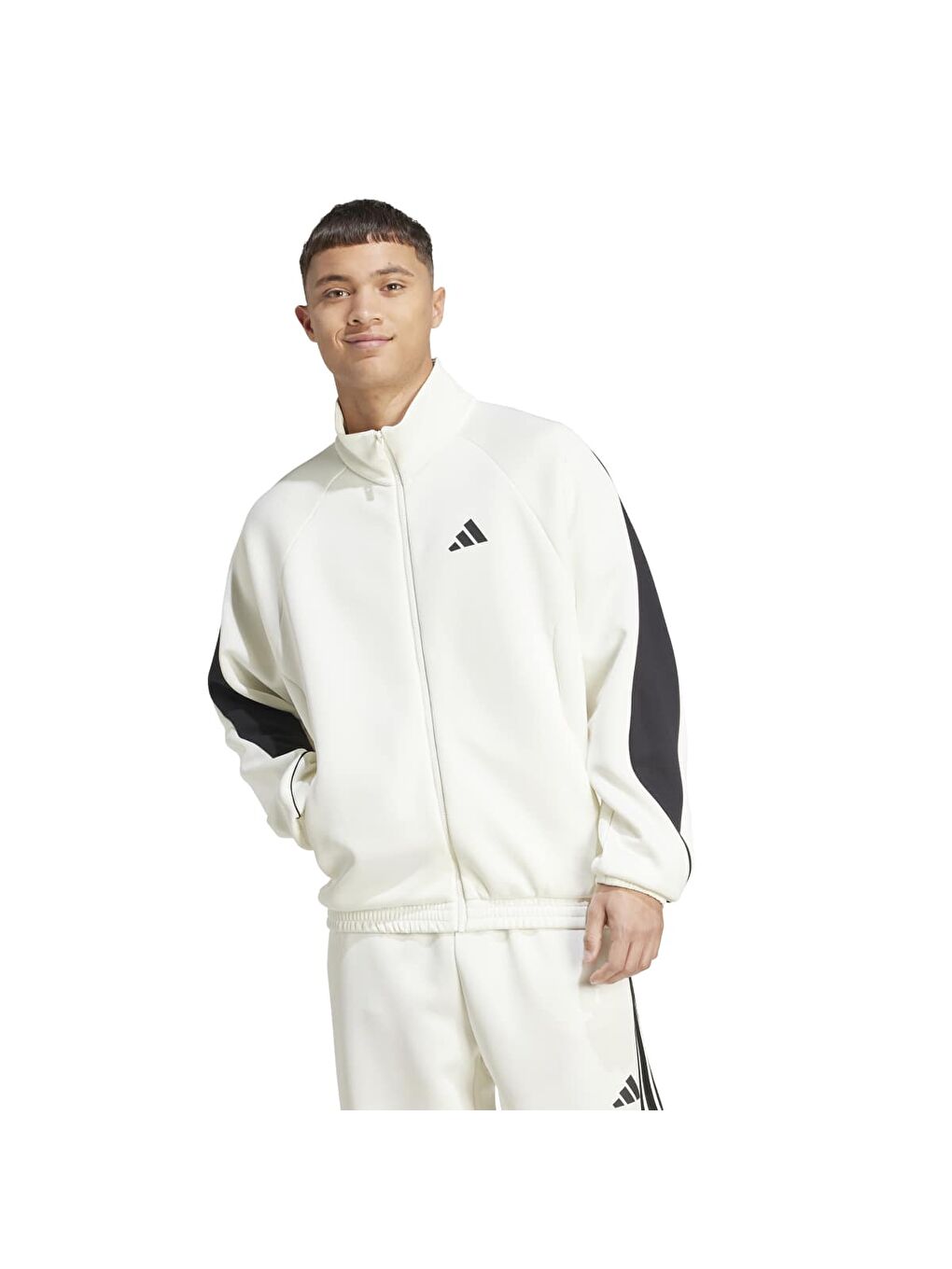 Stadium Erkek Beyaz Dik Yaka Ceket