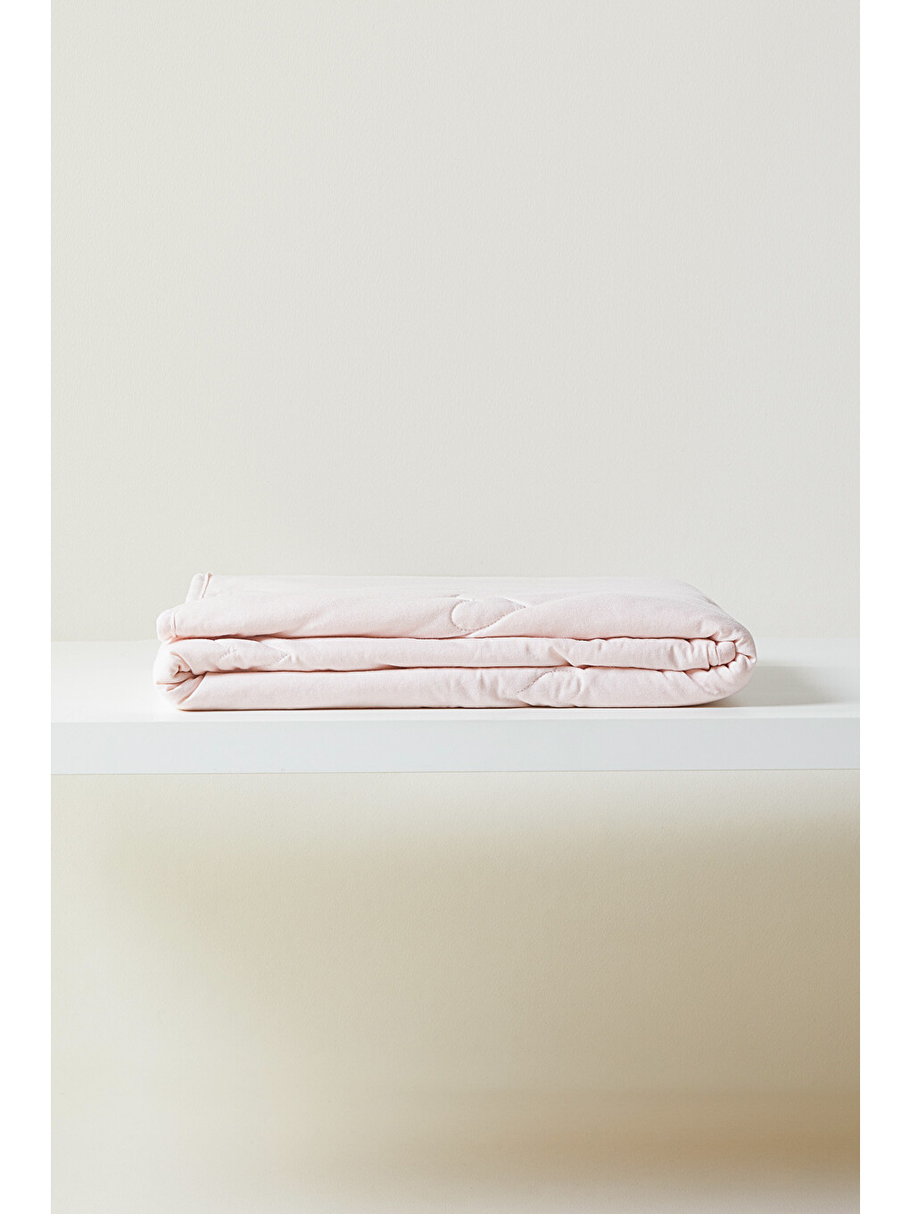 %100 Pamuk Penye Pembe Kalp Nakışlı Bebek Çok Amaçlı Örtü 90 x 120 cm