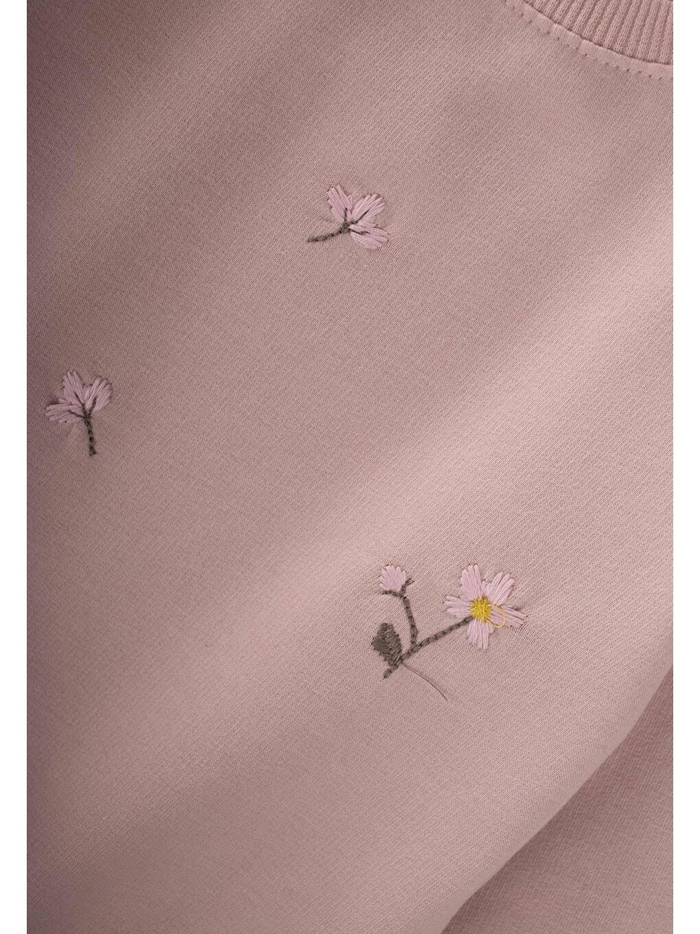 Sweatshirt Takım 1-7 Yaş Pudra Pembe-2