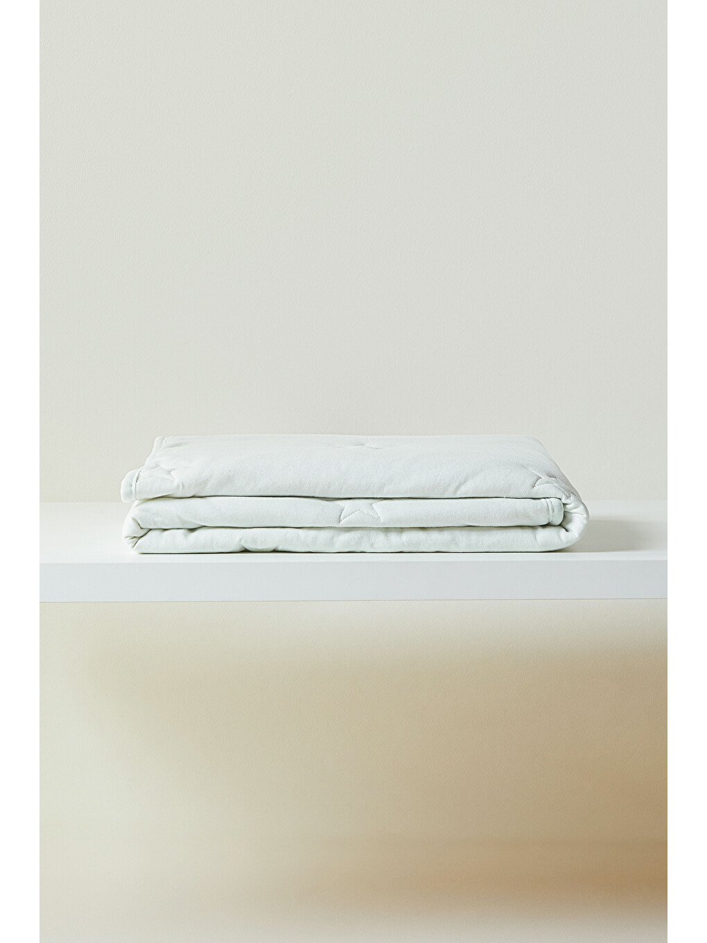 %100 Pamuk Penye Mavi Yıldız Nakışlı Bebek Çok Amaçlı Örtü 90 x 120 cm