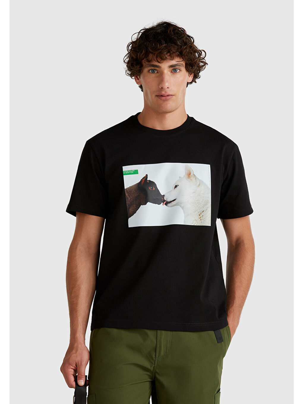 Karışık Unisex %100 Pamuk Oliviero Toscani Fotoğraf Baskılı T-Shirt-3