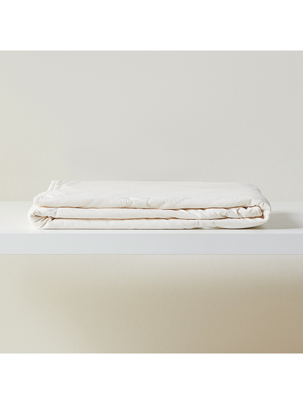%100 Pamuk Penye Ekru Yıldız Nakışlı Bebek Çok Amaçlı Örtü 90 x 120 cm