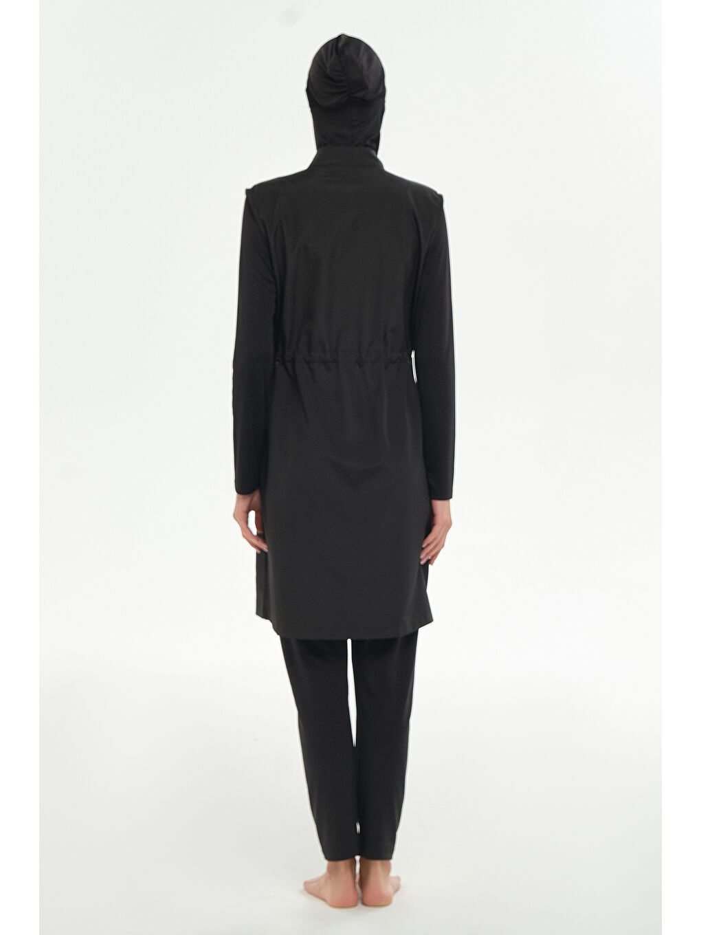 Spor Model Tam Kapalı Tesettür Mayo 3314 Siyah-3