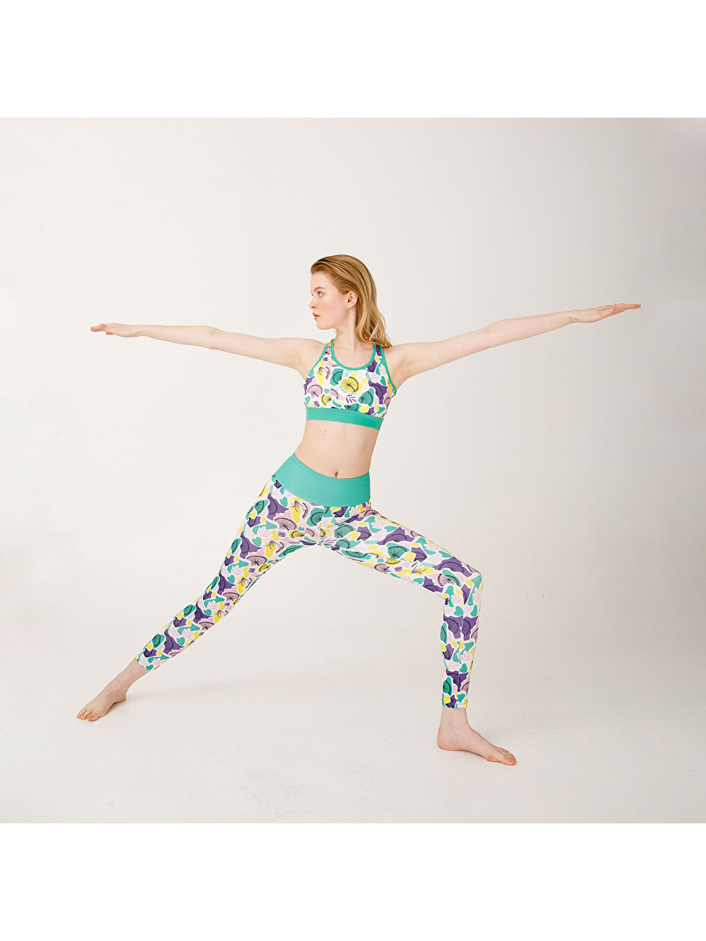 Karışık Nature Keşif Kadın Tayt-4