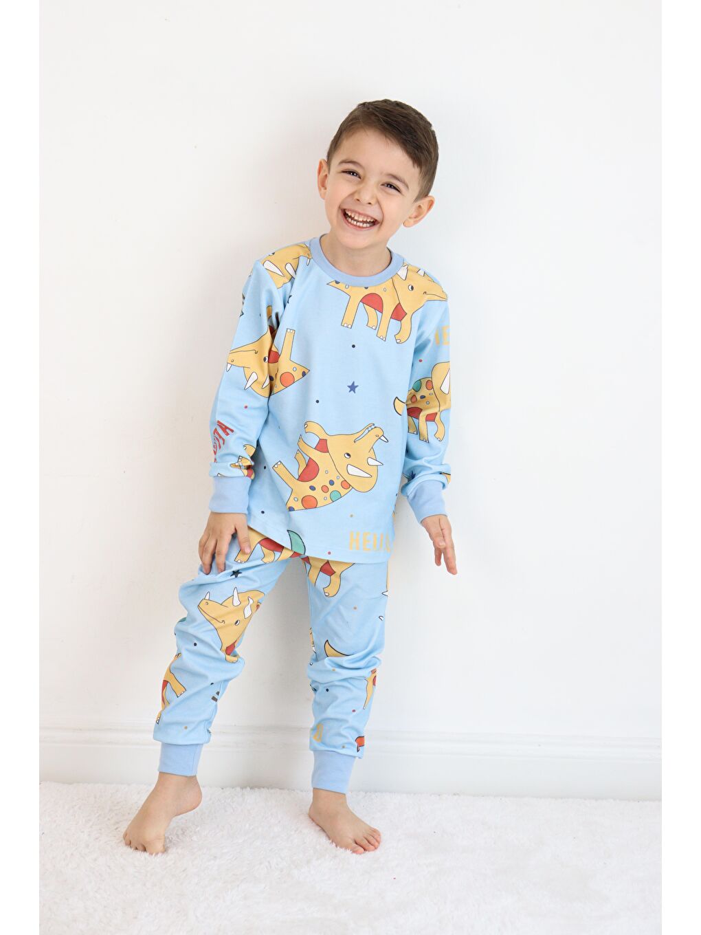 Mavi Erkek Pijama Takımı-1