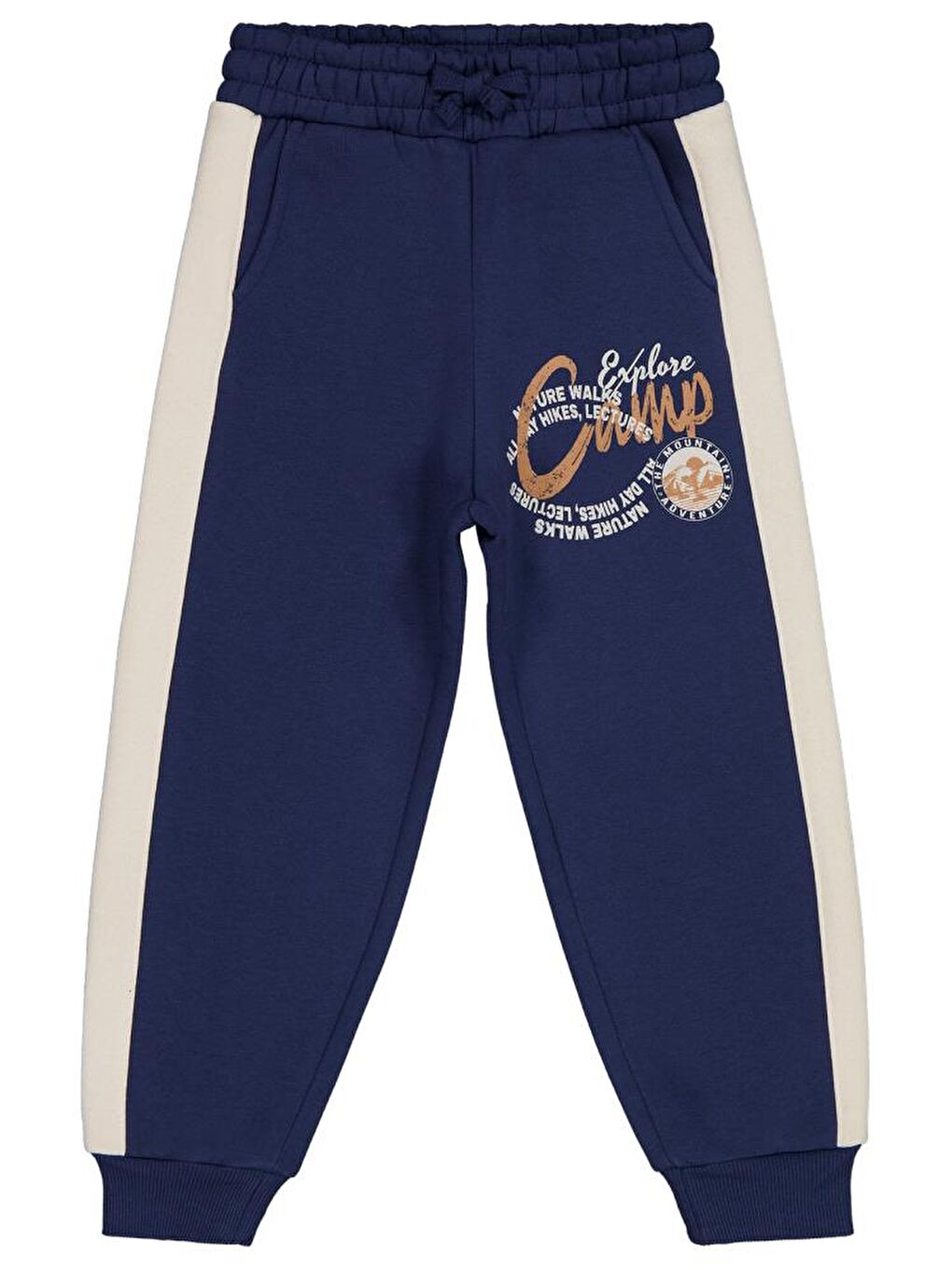 Lacivert Boys Camp Baskılı 10-13 Yaş Eşofman Altı