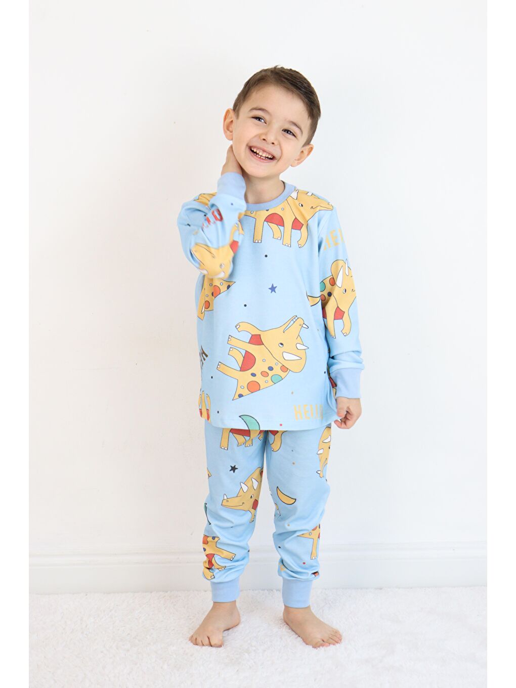 Mavi Erkek Pijama Takımı-2