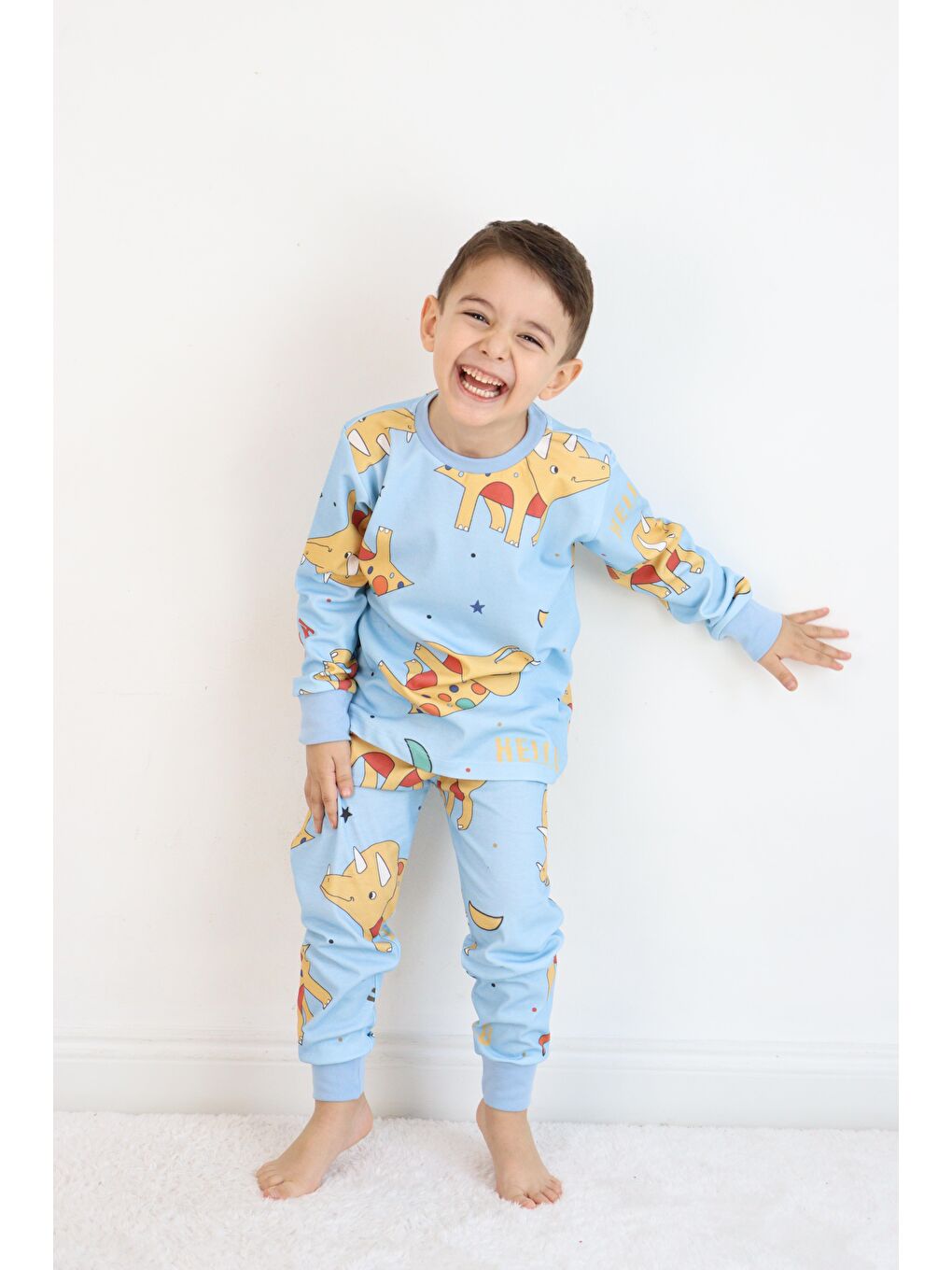 Mavi Erkek Pijama Takımı-4