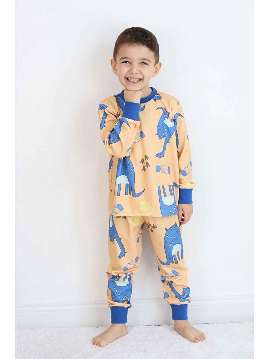 Sarı Erkek Pijama Takımı-2