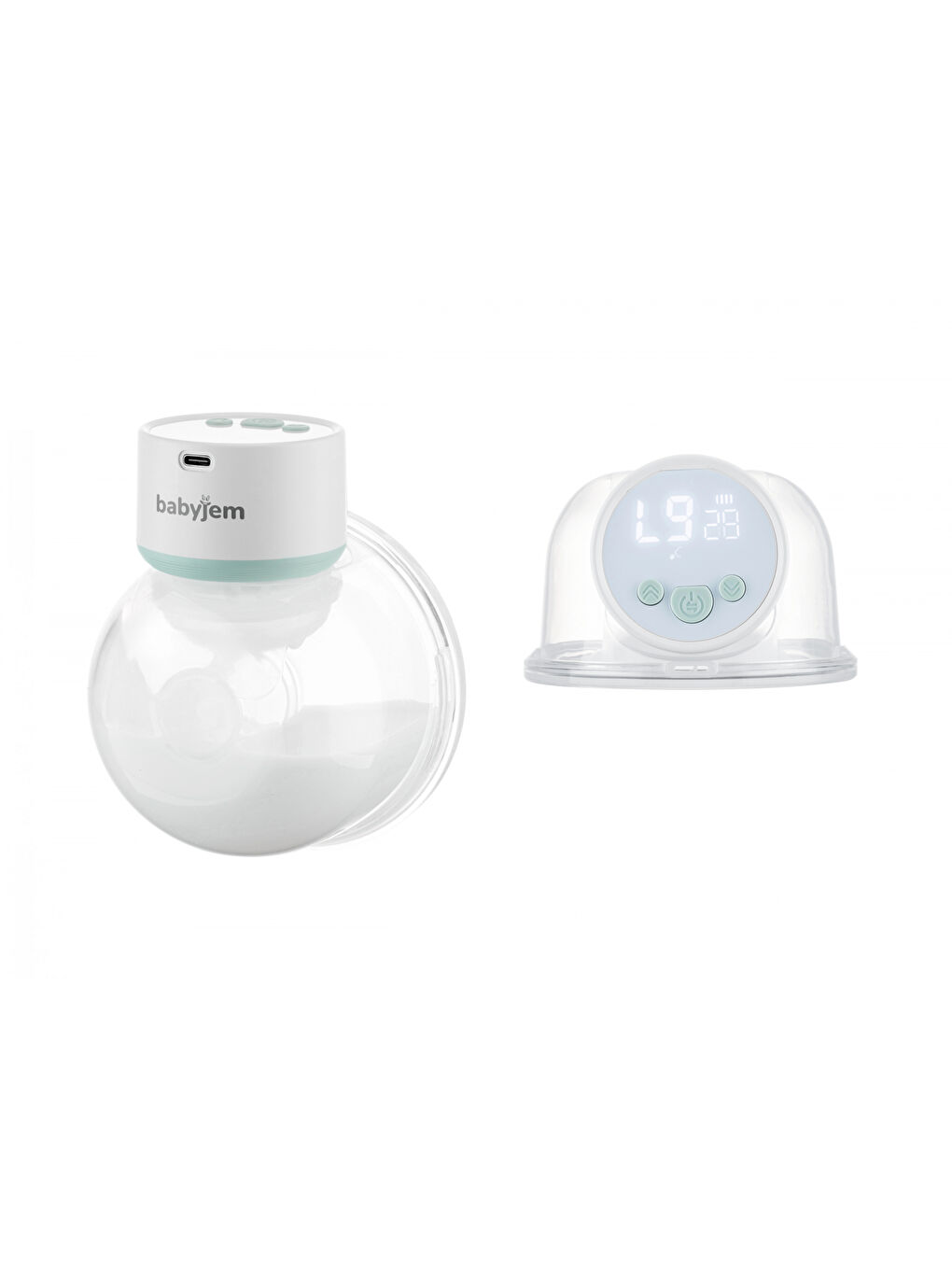 Fonksiyonel Led Ekran Giyilebilir Göğüs & Süt Pompası-3