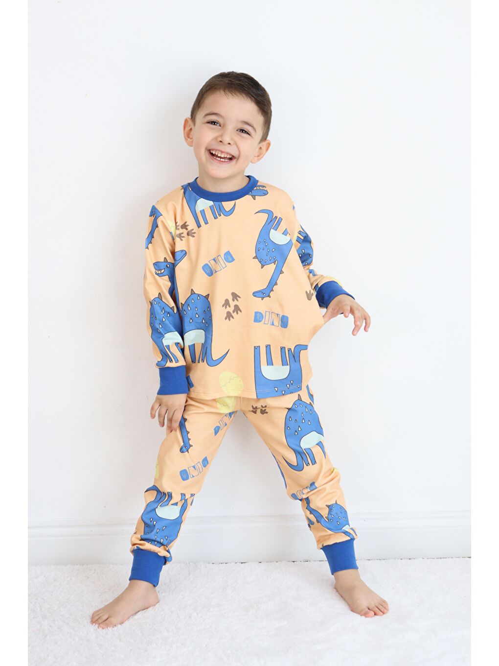 Sarı Erkek Pijama Takımı-3