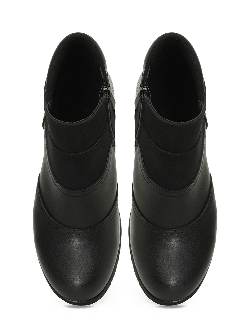 166675.SZ4PR Siyah Kadın Dolgu Topuk Bot-3