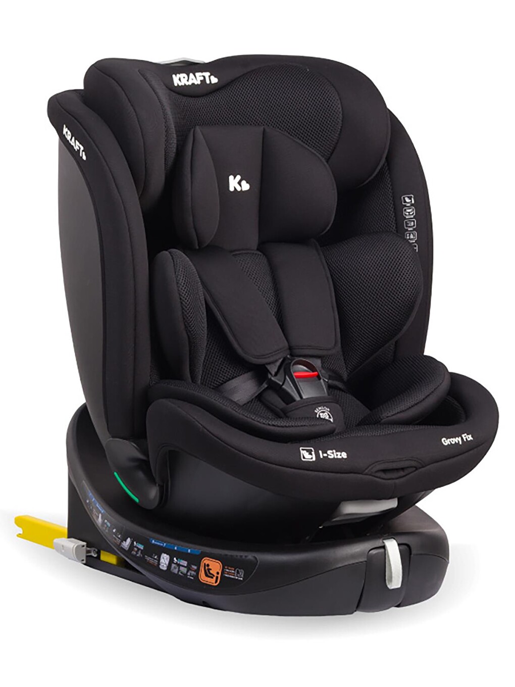 Grovy I-size Oto Koltuğu 0-36 Kg (40-150 Cm) - Siyah-2