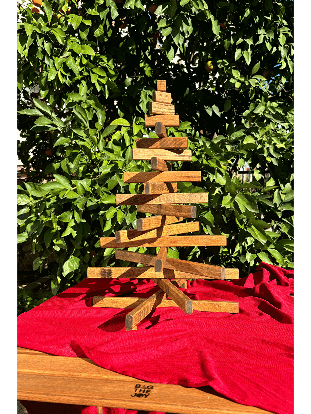 Leftover - El Yapımı Yılbaşı Ağacı - 54 cm  - Kahverengi