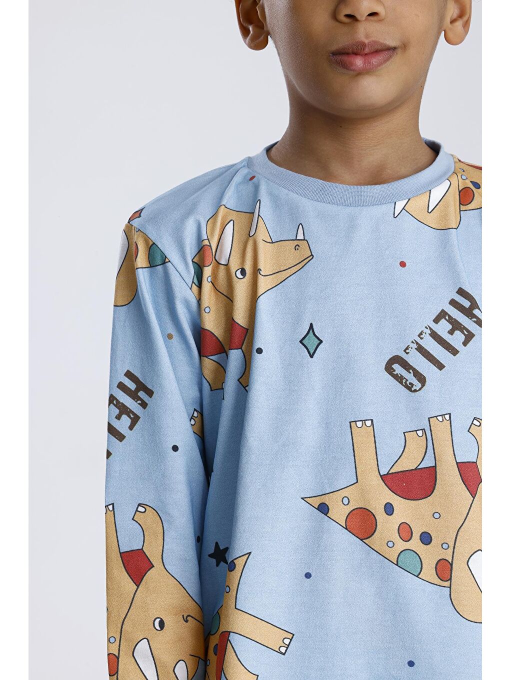 Mavi Erkek Pijama Takımı-6