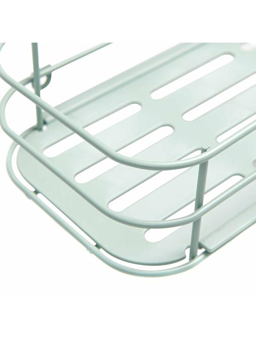Yeşil Kancalı Banyo Duş Rafı - Mint-5