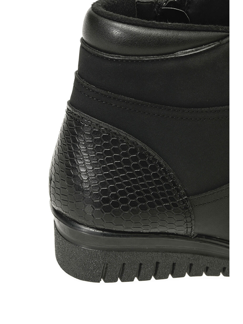 166675.SZ4PR Siyah Kadın Dolgu Topuk Bot-6