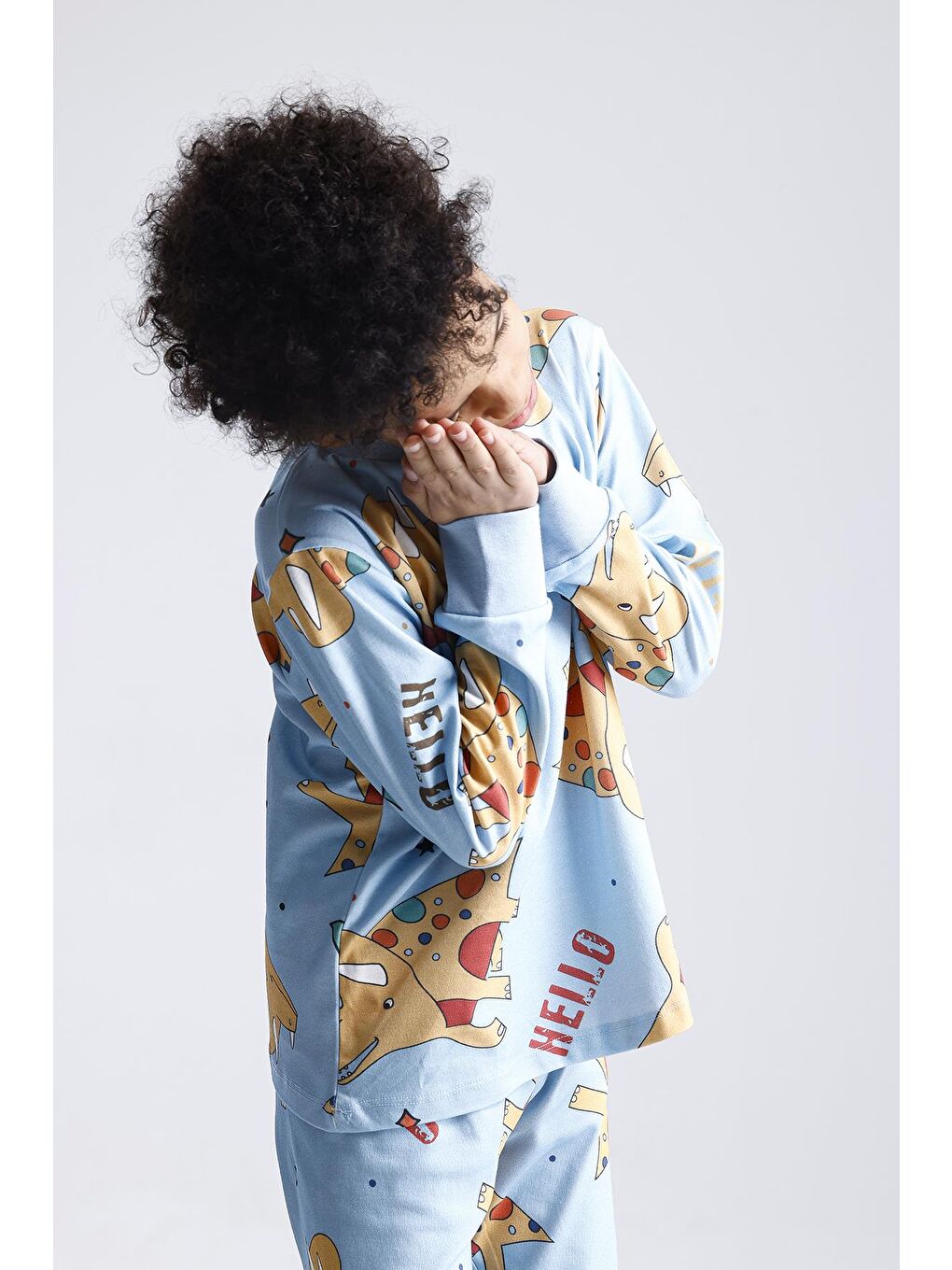 Mavi Erkek Pijama Takımı-8