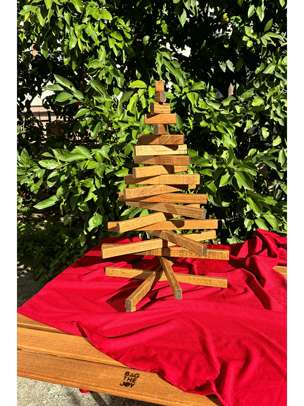 Leftover - El Yapımı Yılbaşı Ağacı - 54 cm  - Kahverengi-3