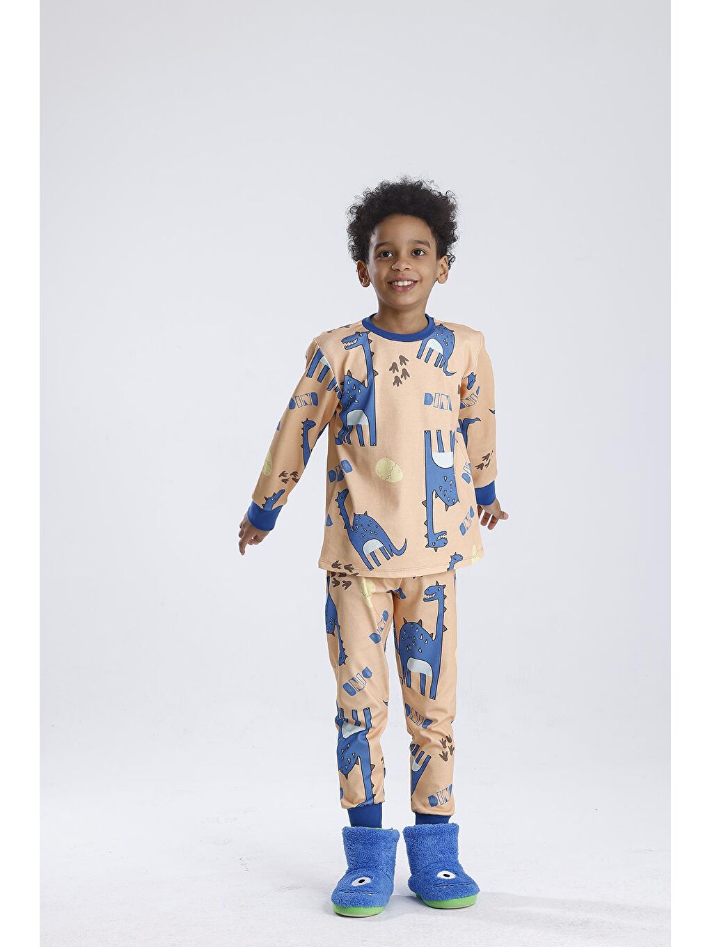 Sarı Erkek Pijama Takımı-8