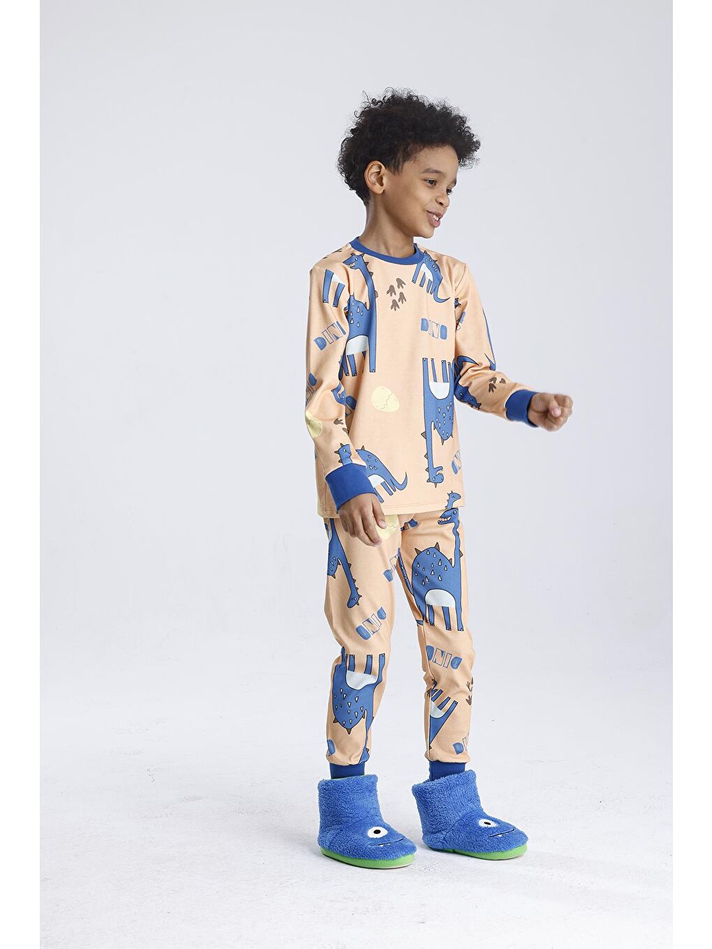 Sarı Erkek Pijama Takımı-9