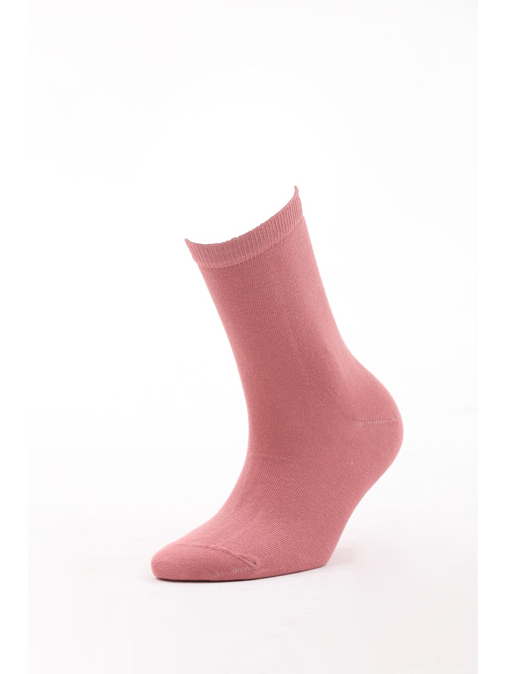 Pembe Kadın Family Basic Soket Çorap Tozlu Gül