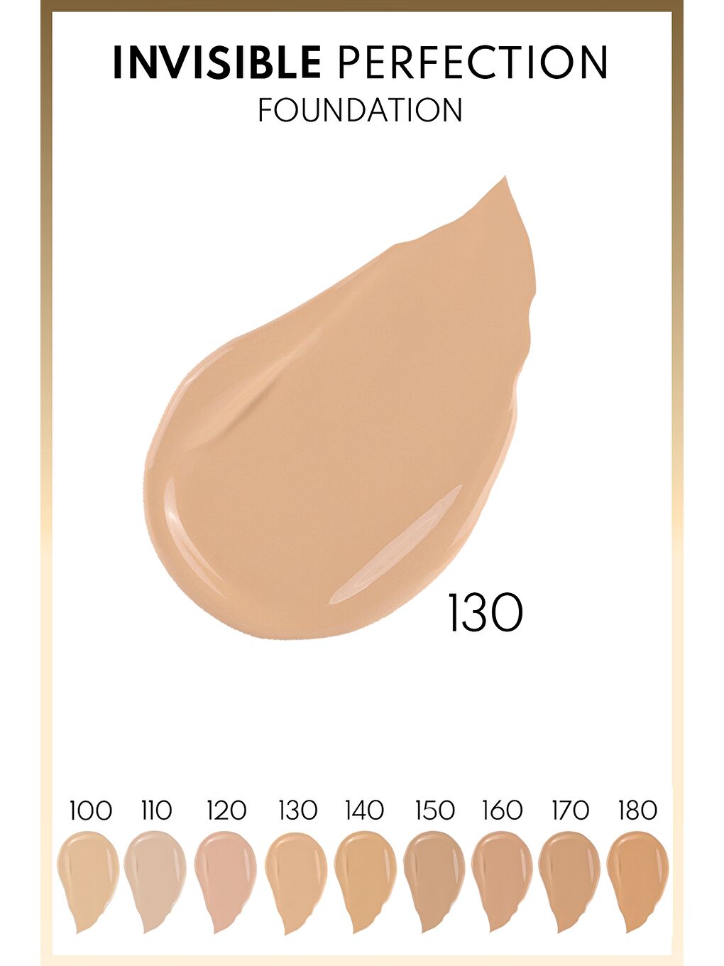 Invisible Perfection Foundation Hafif Yapılı Doğal Bitişli Fondöten - 130 Nude Bisqui-2