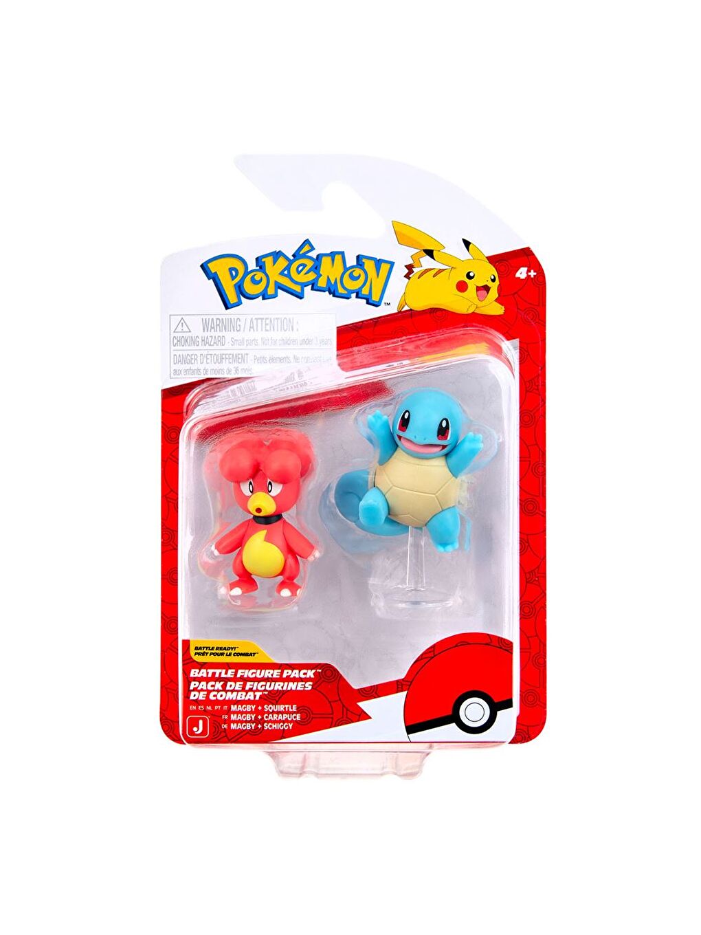 Battle Figürler - Magby ve Squirtle PKW3581-1