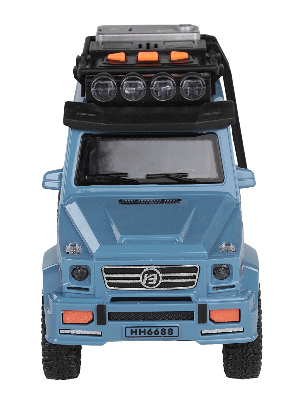 Kutulu Sürtmeli Işıklı Müzikli Off-road Lüks Araba - Mavi-2