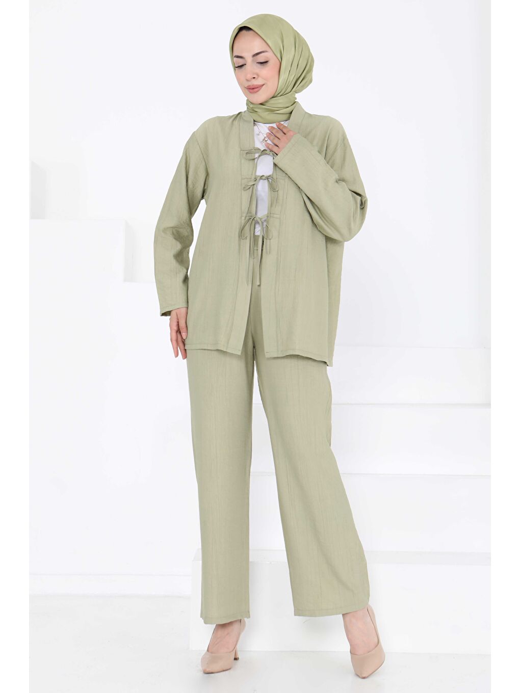 Ceket Pantolon Takım Haki - 27257-6