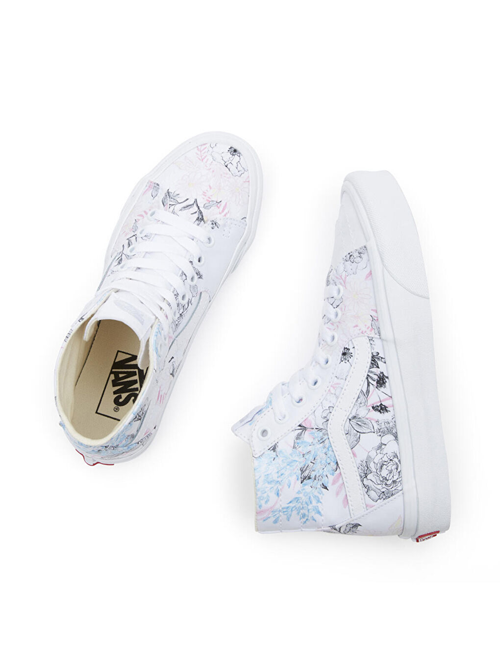 Sk8-Hi Tapered Kadın Beyaz Sneaker-3