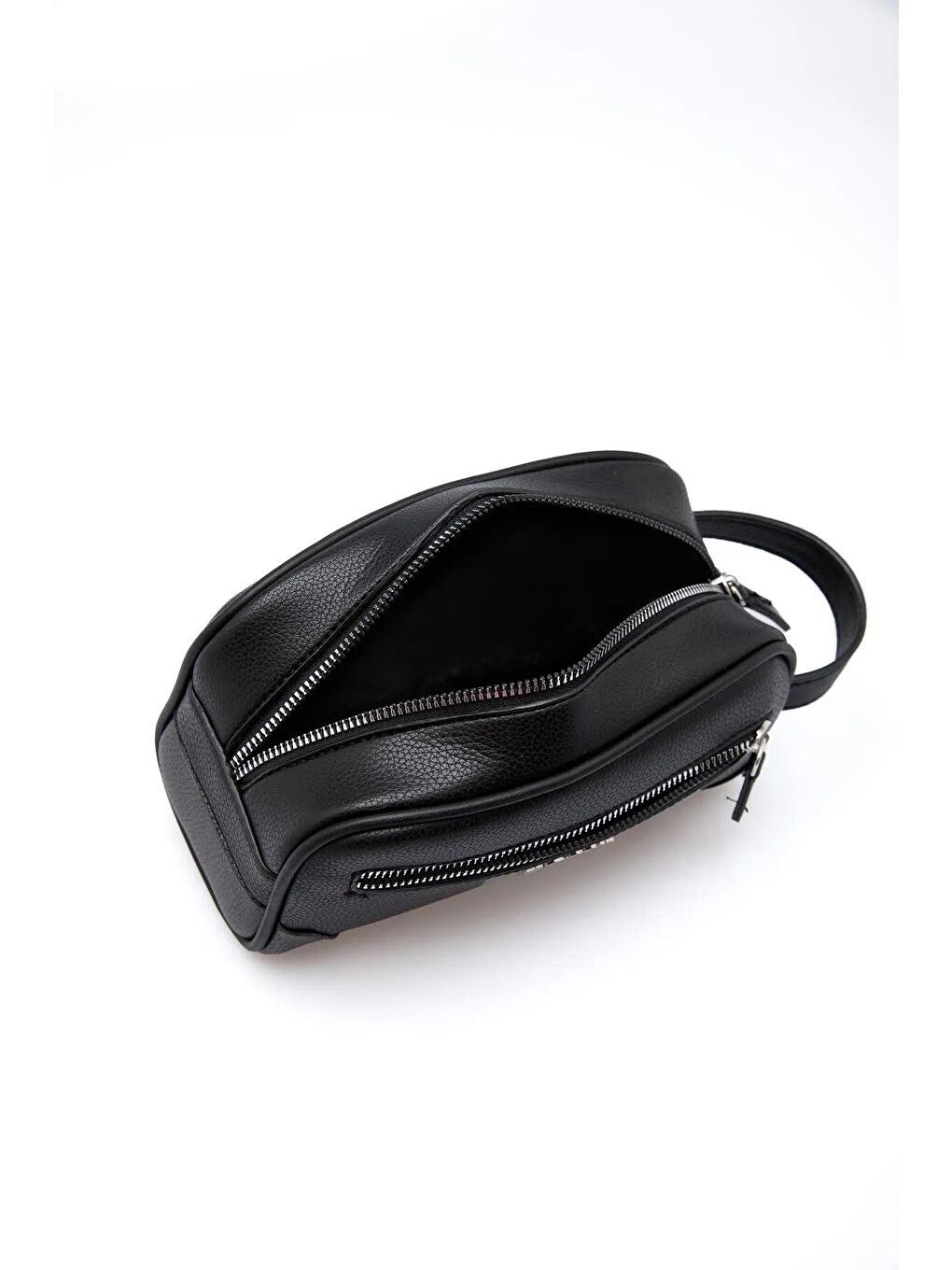 Erkek Siyah Klasik Traş Çantası-2