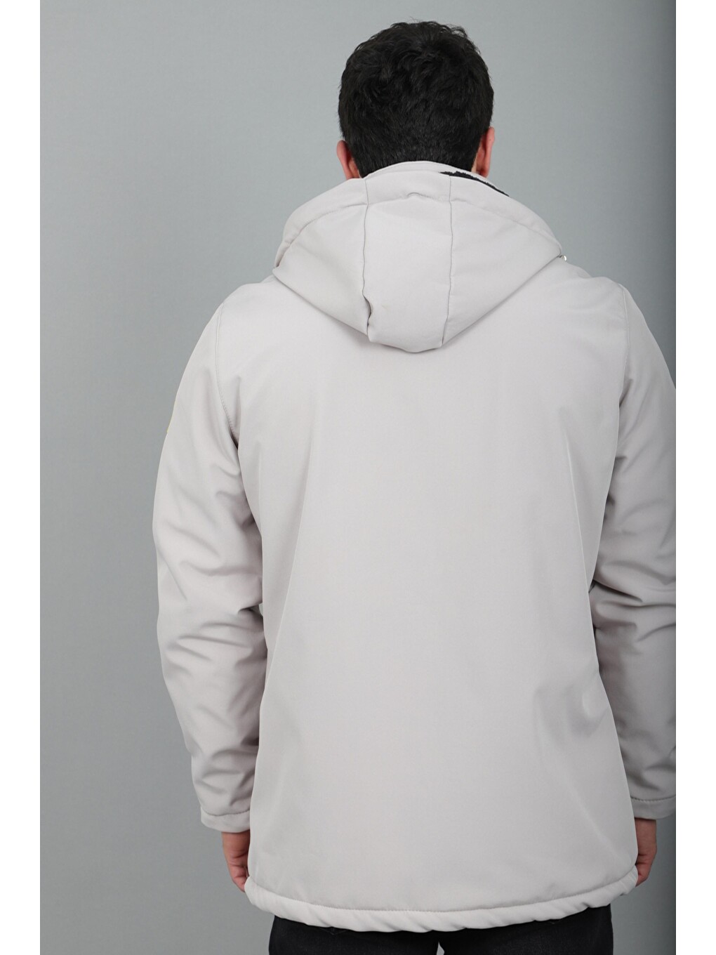 Bej Su Ve Rüzgar Geçirmez Outdoor Softshell Kışlık Mont Pldp 3014_50510-5