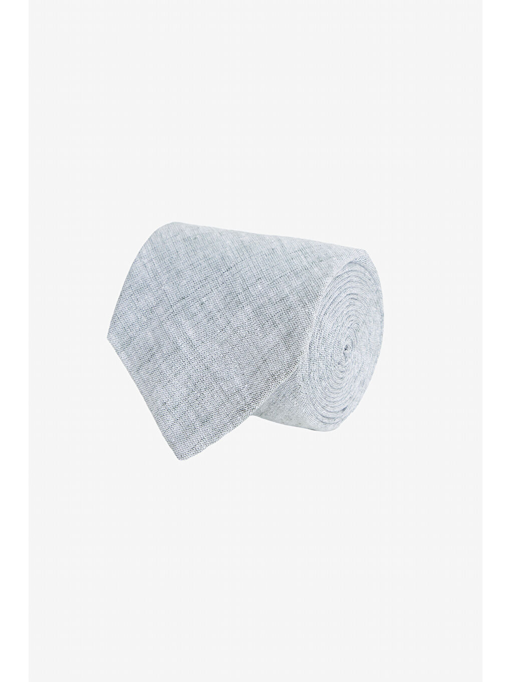 Erkek Gri Keten Kravat