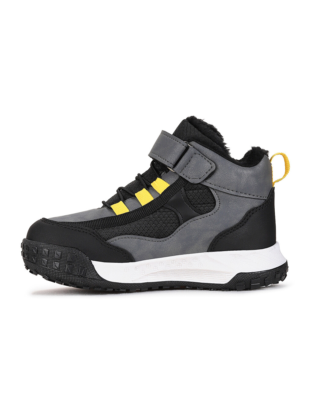 Gri Rope Cırtlı Erkek Çocuk Spor Bot Ayakkabı-5