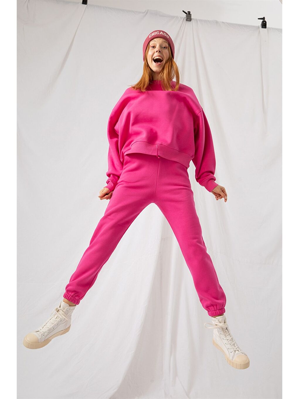 Kadın Kısa M.M. Kırmızı T-Shirt-4